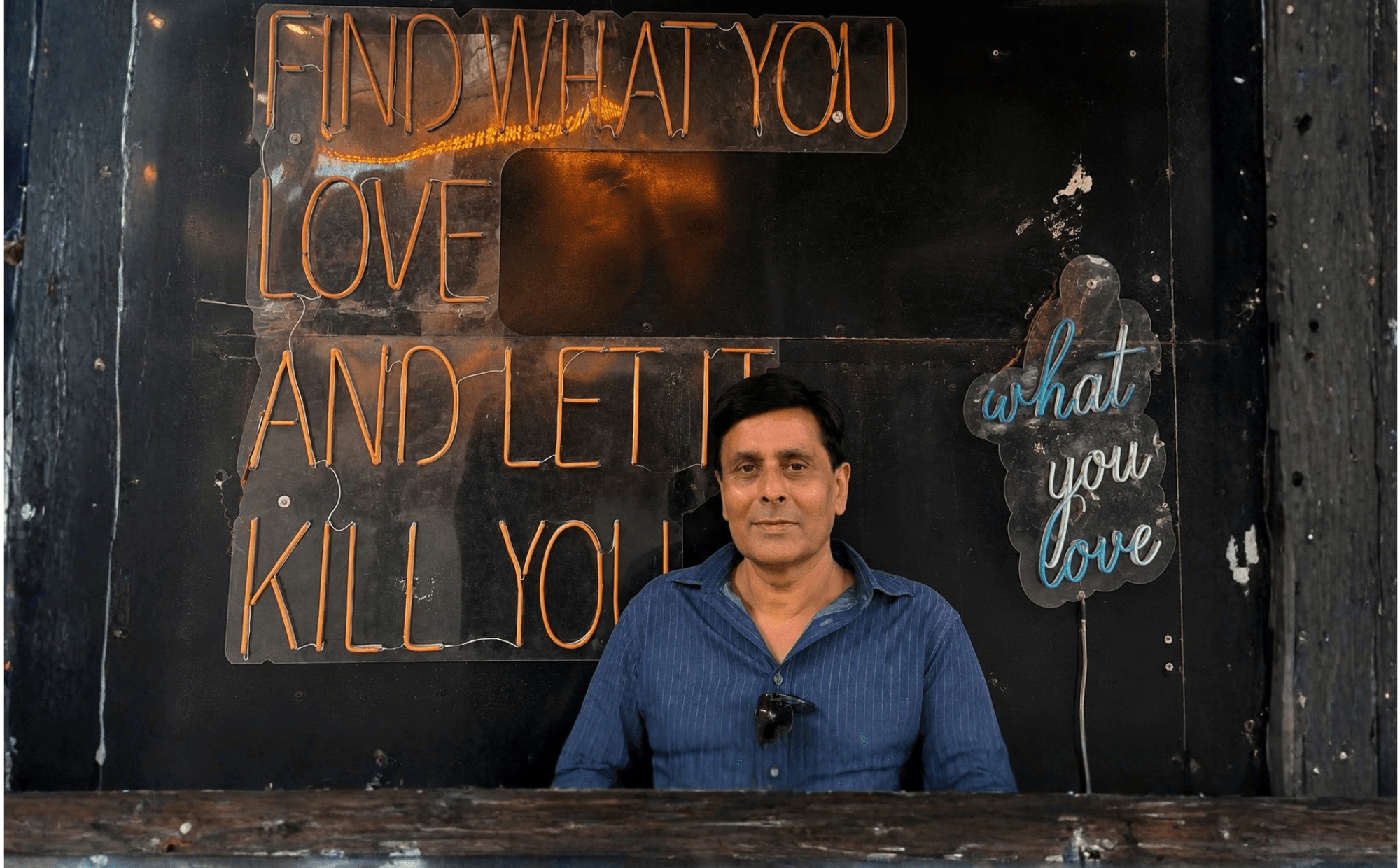 Find what you love and let it kill you - Taz's motivational philosophy